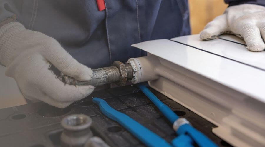 Burst pipe repair in Chepachet, RI